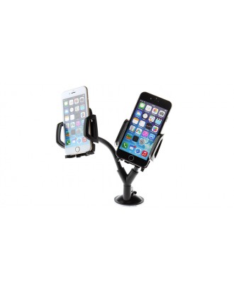 iMOUNT Car Suction Cup Dual Holders Stand for Cellphones