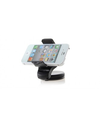 Mini Car Windshield Swivel Mount for iPhone and Smartphones